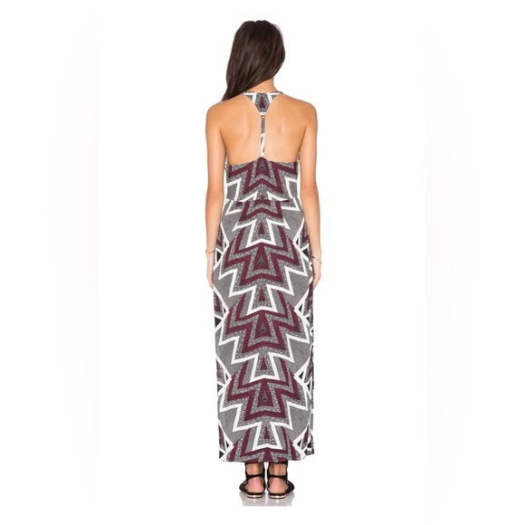 FREE PEOPLE Bohemian Serves You Right Printed Maxi Dress in Black | Size 8 - Picture 2 of 9